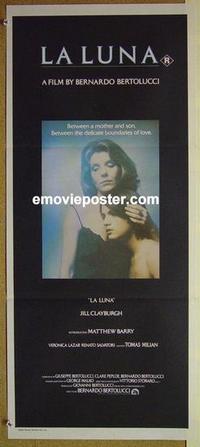 e798 LUNA Australian daybill movie poster '79 Clayburgh, Bertolucci