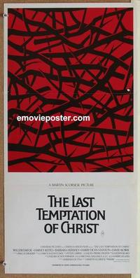e767 LAST TEMPTATION OF CHRIST Australian daybill movie poster '88 Scorsese