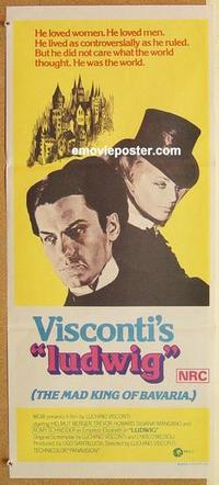 e797 LUDWIG Australian daybill movie poster '73 Visconti, Schneider