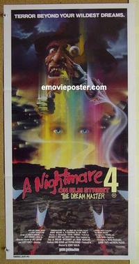 e868 NIGHTMARE ON ELM STREET 4 Australian daybill movie poster '88 Englund