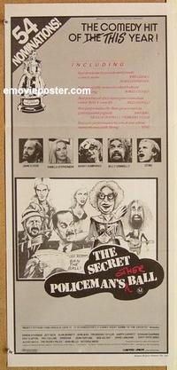 e995 SECRET POLICEMAN'S OTHER BALL Australian daybill movie poster '82