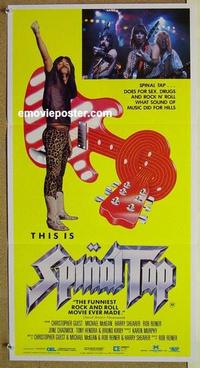 f110 THIS IS SPINAL TAP Australian daybill movie poster '84 Rob Reiner