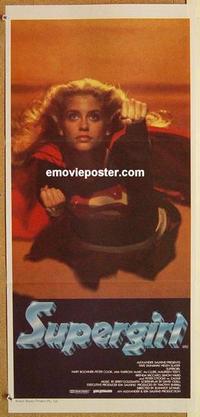 f061 SUPERGIRL Australian daybill movie poster '84 Helen Slater