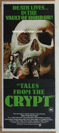 f069 TALES FROM THE CRYPT Australian daybill movie poster '72 Peter Cushing