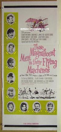 f112 THOSE MAGNIFICENT MEN IN THEIR FLYING MACHINES Australian daybill movie poster R71