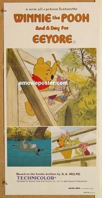 f167 WINNIE THE POOH & A DAY FOR EEYORE Australian daybill movie poster '83