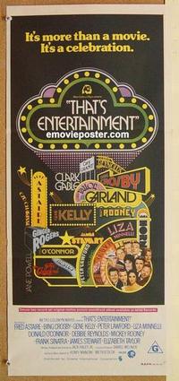 f097 THAT'S ENTERTAINMENT Australian daybill movie poster '74 MGM