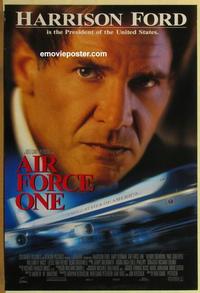 g016 AIR FORCE ONE DS int'l one-sheet movie poster '97 Harrison Ford