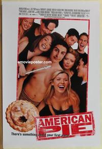 g031 AMERICAN PIE DS one-sheet movie poster '99 Jason Biggs, Klein