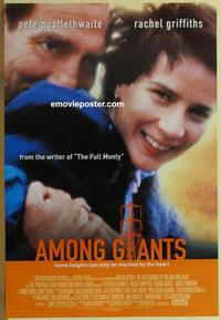 g034 AMONG GIANTS DS one-sheet movie poster '98 Sam Miller, Simon Beaufoy