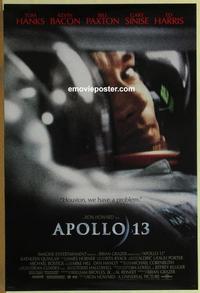 g038 APOLLO 13 DS one-sheet movie poster '95 Tom Hanks, Bill Paxton, Howard