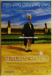 g044 AUTUMN SPRING one-sheet movie poster '01 Czechoslovakian comedy!