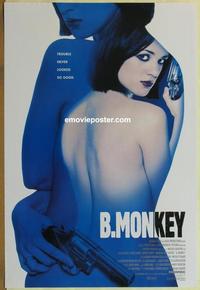 g046 B MONKEY DS one-sheet movie poster '98 super sexy Asia Argento!