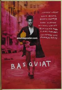 g053 BASQUIAT one-sheet movie poster '96 Jeffrey Wright, Del Toro