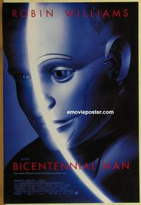g067 BICENTENNIAL MAN DS one-sheet movie poster '99 Robin Williams, sci-fi