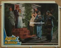 h086 ALMOST MARRIED lobby card '42 black musical duo!