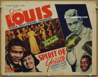 h312 SPIRIT OF YOUTH TC '38 Joe Louis boxing biography!