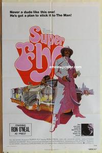 h069 SUPER FLY 1sheet '72 classic blaxploitation!