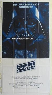 m205 EMPIRE STRIKES BACK three-sheet movie poster '80 George Lucas
