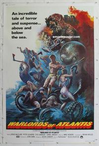 m187 WARLORDS OF ATLANTIS 40x60 movie poster '78 Doug McClure