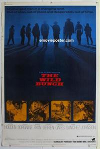 m188 WILD BUNCH 40x60 movie poster '69 Sam Peckinpah classic!
