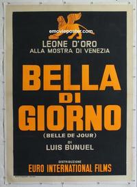 m059 BELLE DE JOUR linen Italian one-panel movie poster '68 Catherine Deneuve