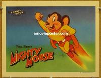 m001 TERRY-TOON movie lobby card #1 '46 best image of Mighty Mouse!