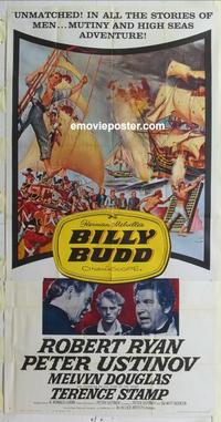 s084 BILLY BUDD three-sheet movie poster '62 Terence Stamp, Robert Ryan