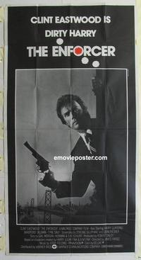 s266 ENFORCER three-sheet movie poster '77 Clint Eastwood, classic!