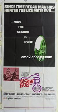 b339 SATAN BUG three-sheet movie poster '65 John Sturges, James Clavell