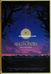 h660 ARACHNOPHOBIA DS one-sheet movie poster '90 Jeff Daniels, spiders!
