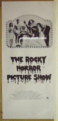 b278 ROCKY HORROR PICTURE SHOW Aust daybill movie poster '75 Tim Curry