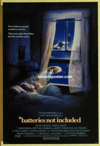 h665 BATTERIES NOT INCLUDED one-sheet movie poster '87 Steven Spielberg