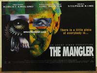 b065 MANGLER British quad movie poster '95 Stephen King, Tobe Hooper