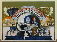 b224 VAMPIRE CIRCUS British quad movie poster '72 great artwork image!