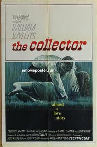 b580 COLLECTOR one-sheet movie poster '65 Terence Stamp, Samantha Eggar