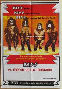 b177 ATTACK OF THE PHANTOMS Colombian reproduction poster '78 KISS!