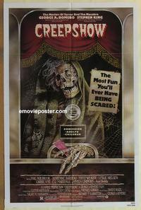 b600 CREEPSHOW one-sheet movie poster '82 George Romero, Stephen King
