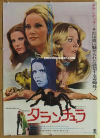 b137 BLACK BELLY OF THE TARANTULA Japanese movie poster '72 Italian!