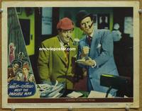 h292 ABBOTT & COSTELLO MEET THE INVISIBLE MAN movie lobby card #7 '51