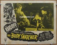 h315 BODY SNATCHER movie lobby card #5 R52 Boris Karloff, Robert Wise