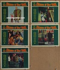 h561 COLOSSUS OF NEW YORK 5 movie lobby cards '58 Mala Powers