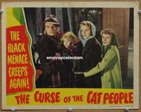 h336 CURSE OF THE CAT PEOPLE movie lobby card '44 Robert Wise, Smith