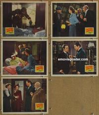 h571 UNDYING MONSTER 5 movie lobby cards '42 wacky werewolf image!