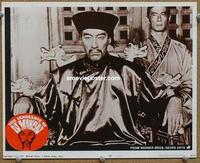 h527 VENGEANCE OF FU MANCHU movie lobby card #3 '67 Christopher Lee