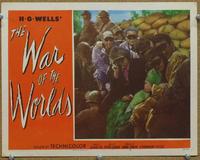 h533 WAR OF THE WORLDS movie lobby card #4 '53 Gene Barry w/shades!