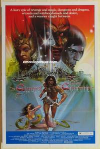 h047 SWORD & THE SORCERER one-sheet movie poster '82 cool fantasy art!