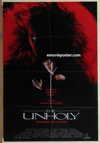h086 UNHOLY one-sheet movie poster '88 cool religious horror image!