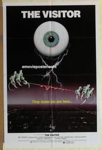 h094 VISITOR one-sheet movie poster '79 Mel Ferrer, Glenn Ford, wild image!