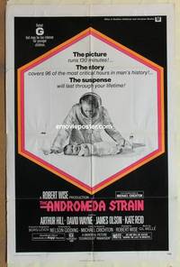 c090 ANDROMEDA STRAIN one-sheet movie poster '71 Michael Crichton